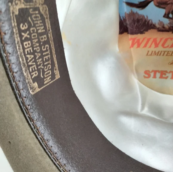 John Stetson 3X Beaver Winchester Limited Edition men's hat